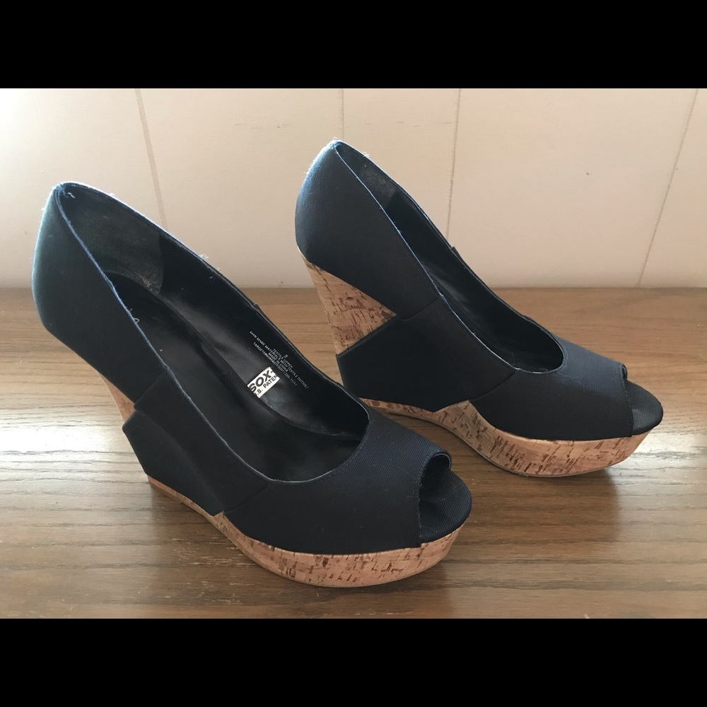 Platform, cork wedge.